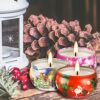 Christmas Scented Candles Set Gift Review