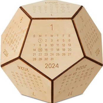 Desk Calendar Wood Gift Review