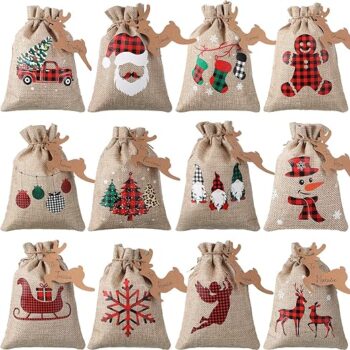 Christmas Burlap Bags Gift Review