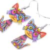 Acrylic Drop Cat Earrings Review