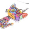 Acrylic Drop Cat Earrings Review