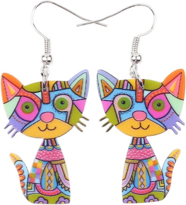 Acrylic Drop Cat Earrings Review