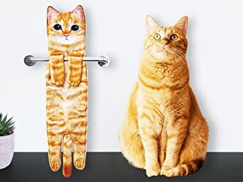 Cat Funny Hand Towels for Bathroom or Kitchen Review