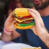 Funny Food Burger Socks Box