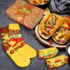 Funny Food Taco Hot Dog Socks Box Review