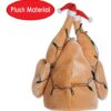 Plush Light-Up Christmas Turkey Hat With Battery Powered Lights