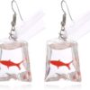 Funny Fish in Bag Earrings Review