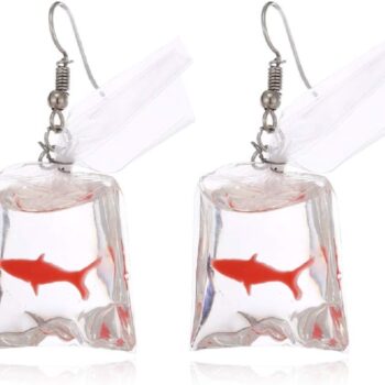 Funny Fish in Bag Earrings Review