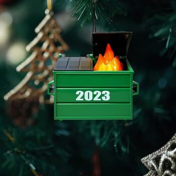 Dumpster Fire Ornament Gift Review