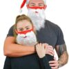 Face Mask Funny Bearded Santa Gift Review