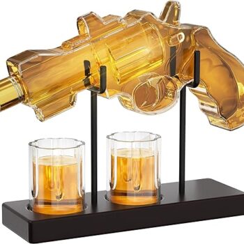 Whiskey Decanter Set Revolver Gift Review