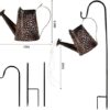 Outdoor Solar Watering Can Garden Lights Gift Review