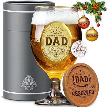 Personalized Beer Glass for Dad Gift Review