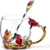 Glass Coffee Enamels Mug Gift Review