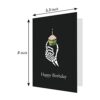 Gothic Halloween Birthday Card