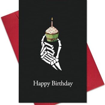 Gothic Halloween Birthday Card