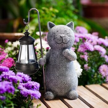 Solar Garden Statue Cat Gift Review