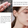 Silver Frog Earrings Gift Review