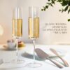 Champagne Flutes Bride Gift Review