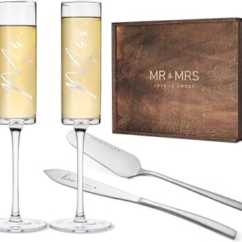 Champagne Flutes Bride Gift Review
