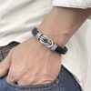 Black Braided Leather Bracelet Gift Review
