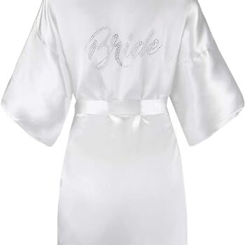 One Size Short Satin Robes Gift Review
