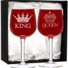 King and Queen Wine Glass Set Gift Review