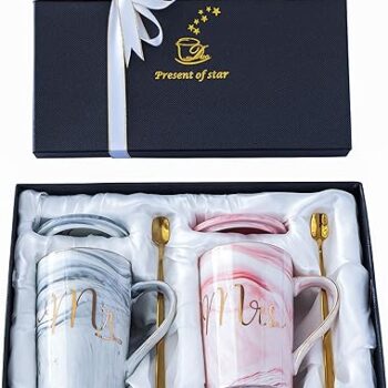 Mr and Mrs Coffee Mugs Gift Review