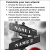 Personalized Artwork with Couple's Names Gift Review