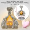 Elephants Love Candle Statue Gift Review