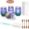 Wine Tumbler Set with Spoons Gift Review