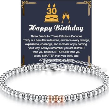 Stainless Steel Bead Bracelets Gift Review