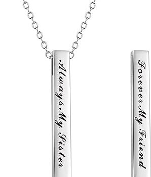 Silver Bar Necklace Gift Review