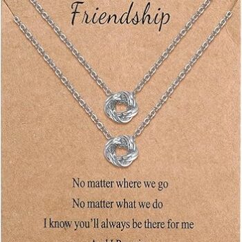 Friendship Knot Infinity Necklace Gift Review