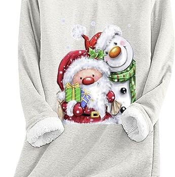 Christmas Shirts Women Winter Fleece Gift Review