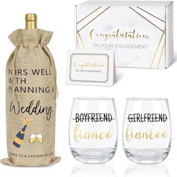 Wine Coffee Glass Engaged Set Gift Review