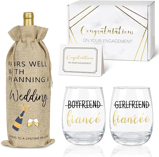 Wine Coffee Glass Engaged Set Gift Review