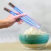 Sushi Lightup Sabers Chopstick Set Gift Review