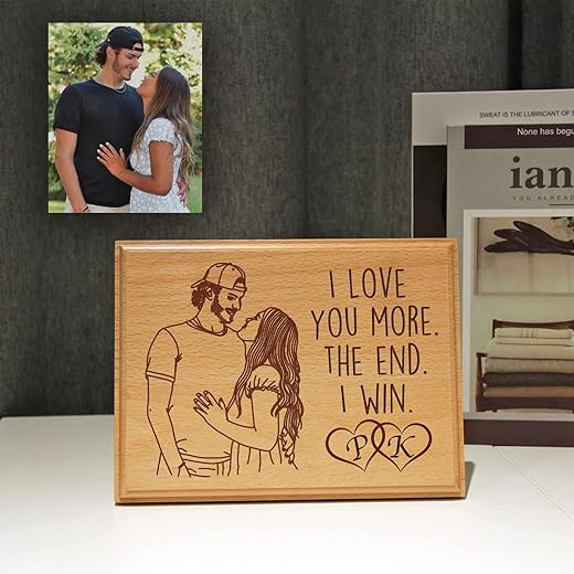 Romantic Wood Picture Frame Plaque Gift Review