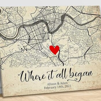 Where it All Began Map Gift Review