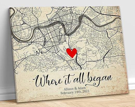 Where it All Began Map Gift Review