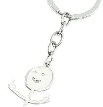 Stainless Steel Funny Doodle Keychain Gift Review