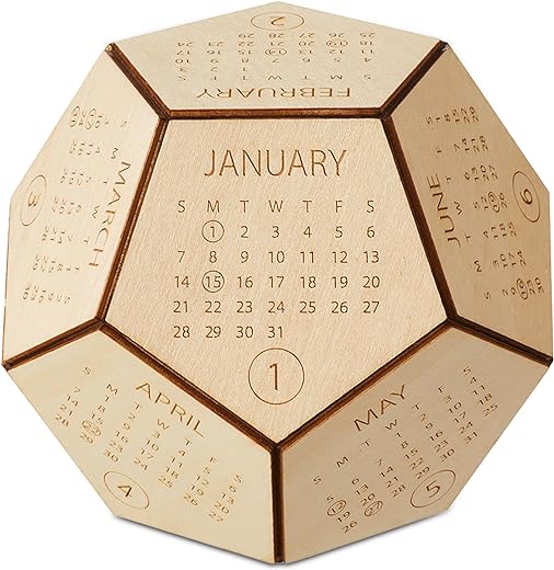 Wood Desk Calendar Gift Review