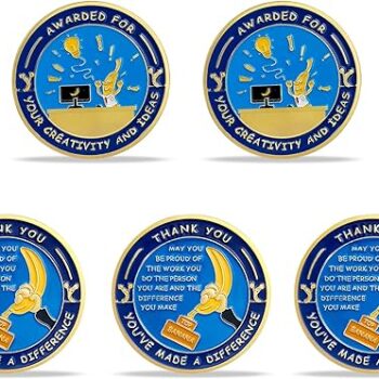 5Pcs Top Banana Award Coins Gift Review