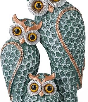 Three Owl Figurines Home Decor Gift Review