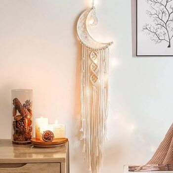 Dream Catchers with Lights-Macrame Gift Review