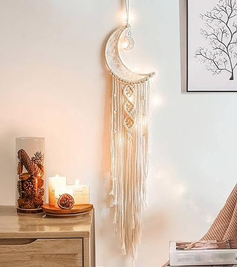 Dream Catchers with Lights-Macrame Gift Review