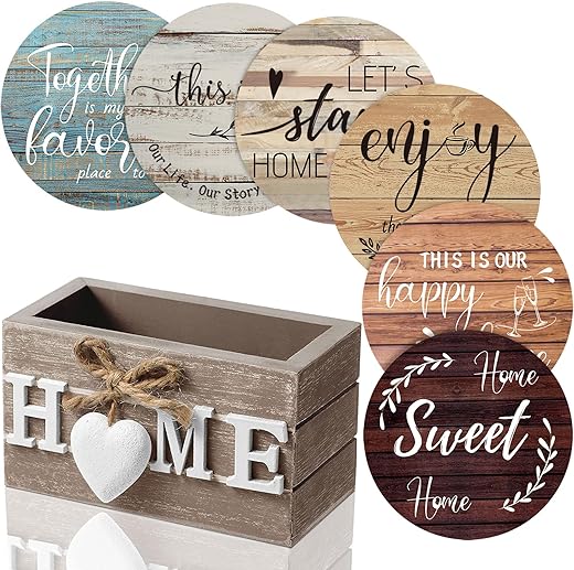 Wooden Heart Coasters Set Gift Review