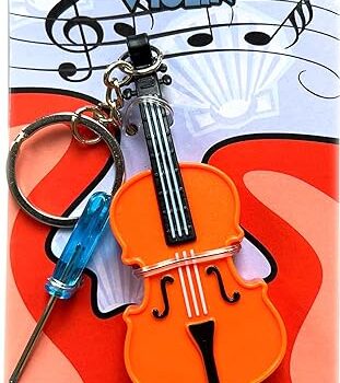 Smallest Violin Toy Keychain Gift Review