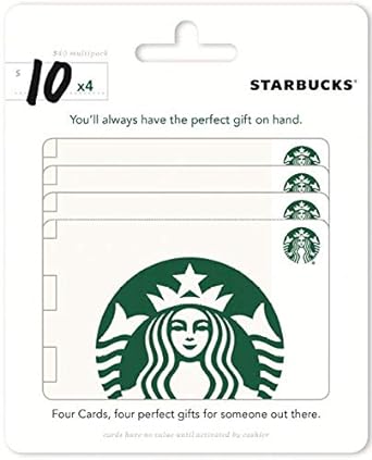 Starbucks $10 Cards Gift Review